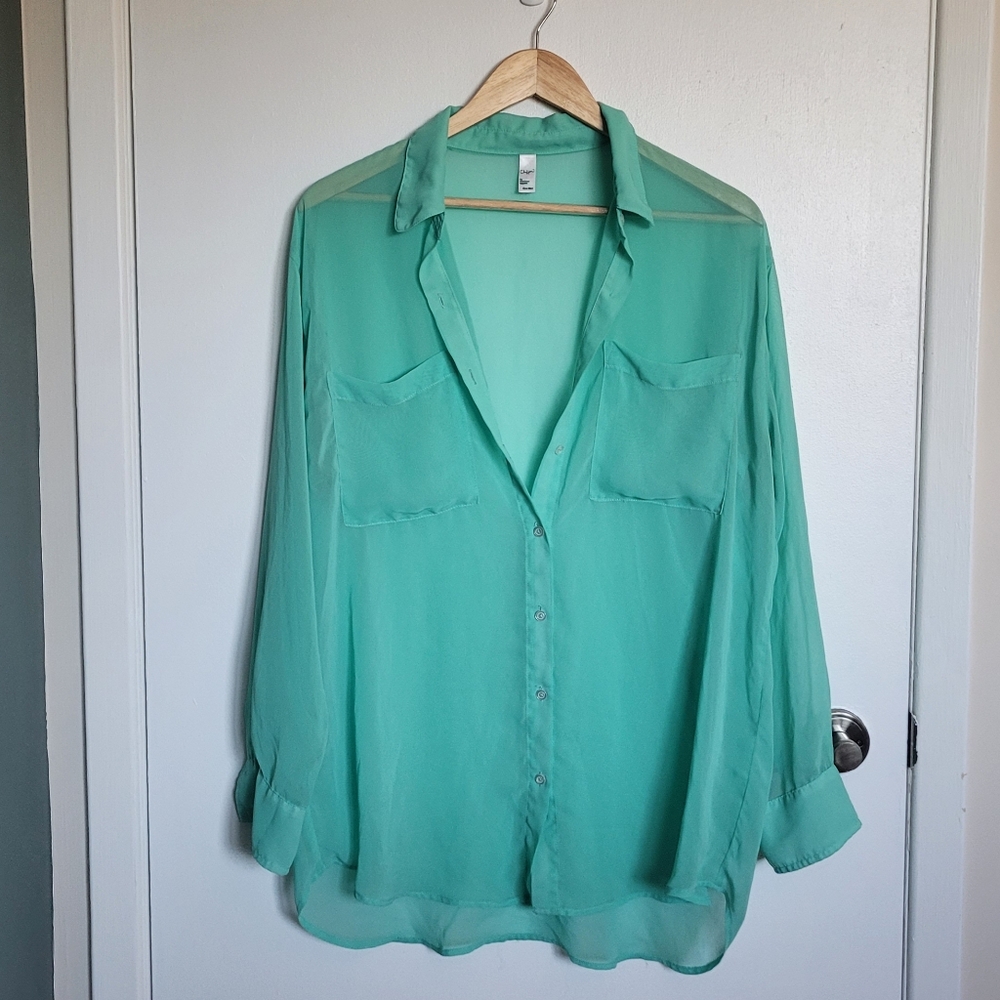 American Apparel Vintage Chiffon Blouse